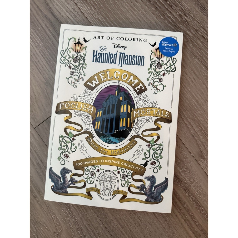 Art of Coloring Book Disney The Haunted Mansion (NEW Walmart Exclusive) 100+ Pgs